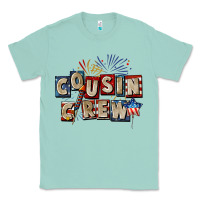 Seafoam Cousin crew 4th of july Classic Tee - CowGirlArtShop