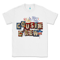 White Cousin crew 4th of july Classic Tee - CowGirlArtShop