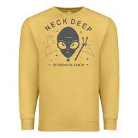 Antique Gold neck deep clässic Premium Sweatshirt - linhVisuals