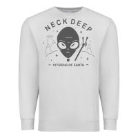Dove Grey neck deep clässic Premium Sweatshirt - linhVisuals