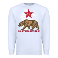 White california republic communist kalifornia t shirt Premium Sweatshirt - linhVisuals