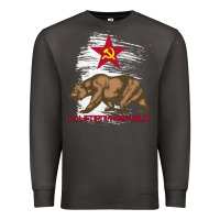 Smoke california republic communist kalifornia t shirt Premium Sweatshirt - linhVisuals