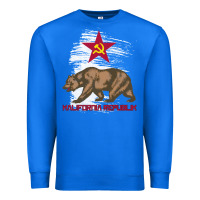 True Royal california republic communist kalifornia t shirt Premium Sweatshirt - linhVisuals