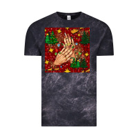 Cloud Black christmas nails and trees with leopard and plaid seamless pattern bbs Vintage Tee - BundleAndBundleShop