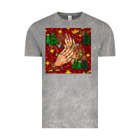 Cloud Rock christmas nails and trees with leopard and plaid seamless pattern bbs Vintage Tee - BundleAndBundleShop