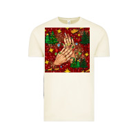 Vintage Arctic christmas nails and trees with leopard and plaid seamless pattern bbs Vintage Tee - BundleAndBundleShop