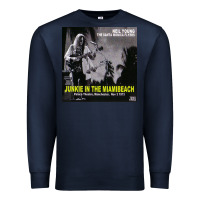 Navy Neil Young Premium Sweatshirt - linhVisuals
