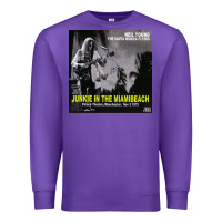 Purple Neil Young Premium Sweatshirt - linhVisuals