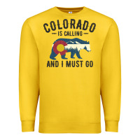 Lemon colorado is calling and i must go state flag with wild bear Premium Sweatshirt - linhVisuals