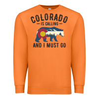 Carrot colorado is calling and i must go state flag with wild bear Premium Sweatshirt - linhVisuals