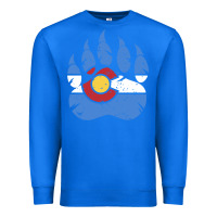 True Royal colorado state flag bear paw print pocket place Premium Sweatshirt - linhVisuals