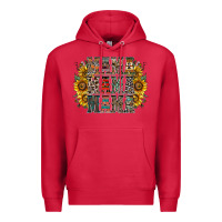 Cardinal mama sunflower western Premium Hoodie - RacoonDesign