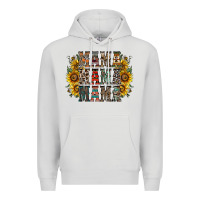 Dove Grey mama sunflower western Premium Hoodie - RacoonDesign