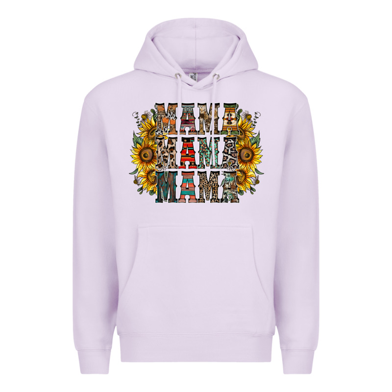 Mama Sunflower Western Premium Hoodie by RacoonDesign | Teevron