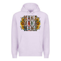 Lilac mama sunflower western Premium Hoodie - RacoonDesign
