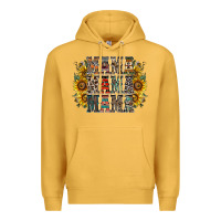 Mustard mama sunflower western Premium Hoodie - RacoonDesign