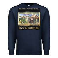 Navy Neil Young Premium Sweatshirt - linhVisuals