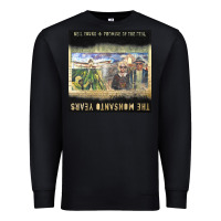 Black Neil Young Premium Sweatshirt - linhVisuals