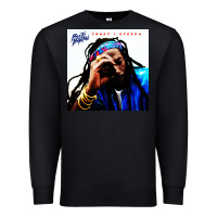 Black buju banton reggae Premium Sweatshirt - linhVisuals
