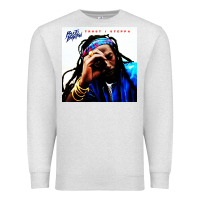 Oatmeal Heather buju banton reggae Premium Sweatshirt - linhVisuals
