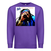 Purple buju banton reggae Premium Sweatshirt - linhVisuals