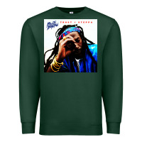 Sports Green buju banton reggae Premium Sweatshirt - linhVisuals