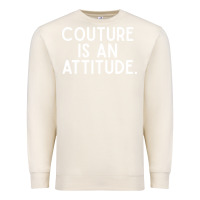 Sandshell couture is an attitude fashion quote Premium Sweatshirt - linhVisuals