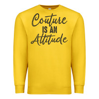 Lemon couture is an attitude inspirational fashion quote cute lettering text Premium Sweatshirt - linhVisuals