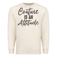 Sandshell couture is an attitude inspirational fashion quote cute lettering text Premium Sweatshirt - linhVisuals
