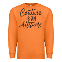 Carrot couture is an attitude inspirational fashion quote cute lettering text Premium Sweatshirt - linhVisuals