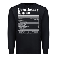 Black cranberry sauce nutrition facts funny thanksgiving christmas food nutr Premium Sweatshirt - linhVisuals
