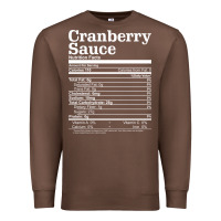 Chestnut cranberry sauce nutrition facts funny thanksgiving christmas food nutr Premium Sweatshirt - linhVisuals