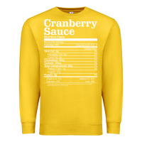 Lemon cranberry sauce nutrition facts funny thanksgiving christmas food nutr Premium Sweatshirt - linhVisuals
