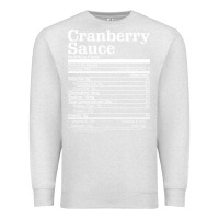 Oatmeal Heather cranberry sauce nutrition facts funny thanksgiving christmas food nutr Premium Sweatshirt - linhVisuals