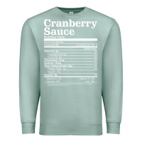 Seafoam cranberry sauce nutrition facts funny thanksgiving christmas food nutr Premium Sweatshirt - linhVisuals