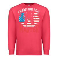 Cardinal crawfish boil master american  flag us big red lobster design Premium Sweatshirt - linhVisuals