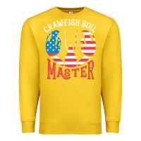 Lemon crawfish boil master american  flag us big red lobster design Premium Sweatshirt - linhVisuals