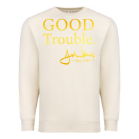 Sandshell good trouble john lewis signature Premium Sweatshirt - linhVisuals