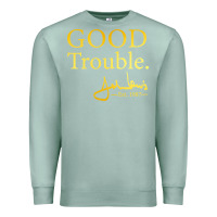 Seafoam good trouble john lewis signature Premium Sweatshirt - linhVisuals