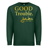 Sports Green good trouble john lewis signature Premium Sweatshirt - linhVisuals