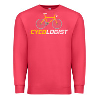 Cardinal cycologist funny cycling and bicycle sport design cycler humor gift bi Premium Sweatshirt - linhVisuals