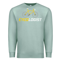Seafoam cycologist funny cycling and bicycle sport design cycler humor gift bi Premium Sweatshirt - linhVisuals