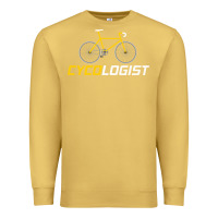 Antique Gold cycologist funny cycling and bicycle sport design cycler humor gift bi Premium Sweatshirt - linhVisuals