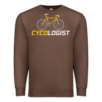 Chestnut cycologist funny cycling and bicycle sport design cycler humor gift bi Premium Sweatshirt - linhVisuals