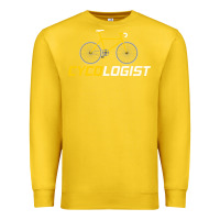 Lemon cycologist funny cycling and bicycle sport design cycler humor gift bi Premium Sweatshirt - linhVisuals