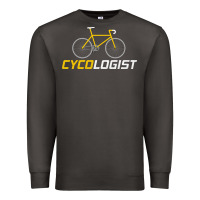 Smoke cycologist funny cycling and bicycle sport design cycler humor gift bi Premium Sweatshirt - linhVisuals