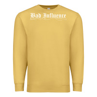 Antique Gold bad influence funny Premium Sweatshirt - linhVisuals