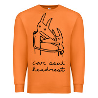 Carrot Car Seat Headrest Premium Sweatshirt - linhVisuals