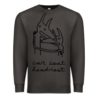 Smoke Car Seat Headrest Premium Sweatshirt - linhVisuals