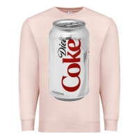 Pale Pink Diet Cola Coke Premium Sweatshirt - linhVisuals